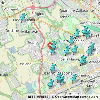 Mappa Via Amantea, 20153 Milano MI, Italia (2.598)