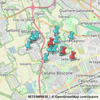 Mappa Via Amantea, 20153 Milano MI, Italia (1.22571)