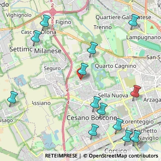 Mappa Via Amantea, 20153 Milano MI, Italia (2.92846)
