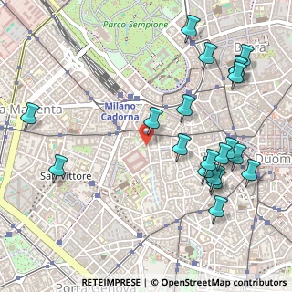 Mappa Via Nirone, 20123 Milano MI, Italia (0.6245)