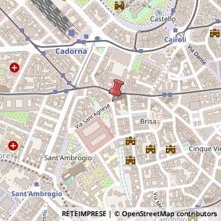 Mappa Via Nirone, 5, 20123 Milano, Milano (Lombardia)