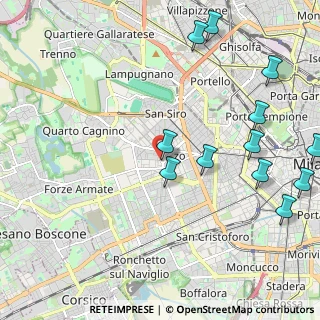 Mappa Piazzale Siena, 20146 Milano MI, Italia (2.59667)