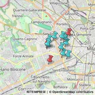 Mappa Piazzale Siena, 20146 Milano MI, Italia (1.1775)