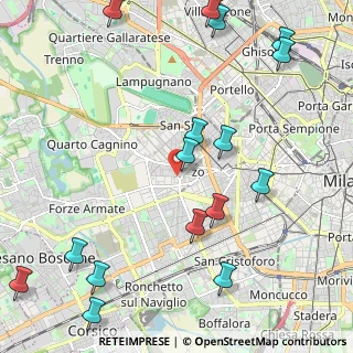 Mappa Piazzale Siena, 20146 Milano MI, Italia (2.80875)