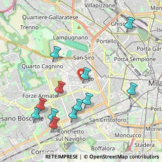 Mappa Piazzale Siena, 20146 Milano MI, Italia (2.295)