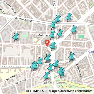 Mappa Piazzale Siena, 20146 Milano MI, Italia (0.2725)