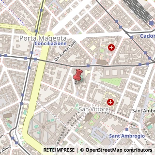 Mappa Via E. Morozzo della Rocca, 4,, 20123 Milano MI, Italia, 20123 Milano, Milano (Lombardia)