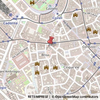 Mappa Via Santa Maria alla Porta, 11, 20123 Milano, Milano (Lombardia)