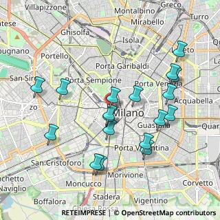Mappa Torre dei Gorani, 20123 Milano MI, Italia (1.98667)
