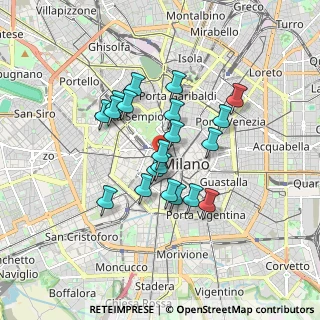 Mappa Torre dei Gorani, 20123 Milano MI, Italia (1.3885)