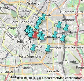 Mappa Via Galvano Fiamma, 20129 Milano MI, Italia (1.29789)