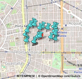 Mappa Via Galvano Fiamma, 20129 Milano MI, Italia (0.281)