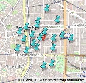 Mappa Via Galvano Fiamma, 20129 Milano MI, Italia (0.422)
