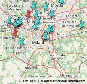 Mappa Via Galvano Fiamma, 20129 Milano MI, Italia (9.175)
