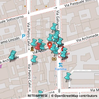 Mappa Via Galvano Fiamma, 20129 Milano MI, Italia (0.024)