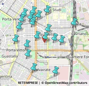 Mappa Via Privata Ozieri, 20129 Milano MI, Italia (1.004)