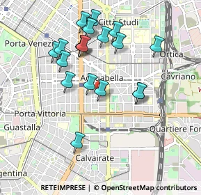 Mappa Via Privata Ozieri, 20129 Milano MI, Italia (0.924)