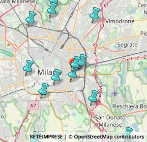 Mappa Via Privata Ozieri, 20129 Milano MI, Italia (5.35667)