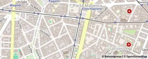 Mappa Milão