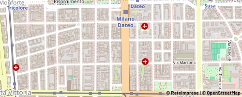 Mappa Milan