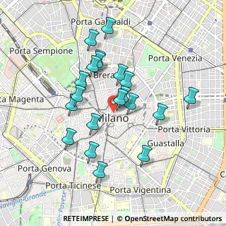 Mappa Duomo M1, 20121 Milano MI, Italia (0.8285)