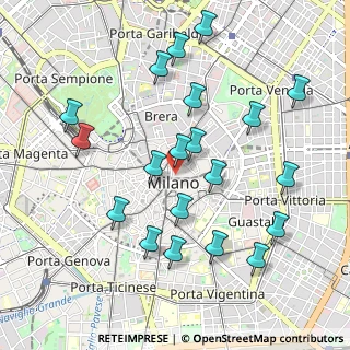 Mappa Duomo M1, 20121 Milano MI, Italia (1.035)