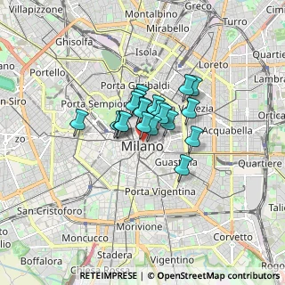Mappa Duomo M1, 20121 Milano MI, Italia (0.9305)