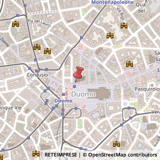 Mappa Piazza del Duomo, 21, 20122 Milano, Milano (Lombardia)