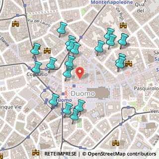 Mappa Duomo M1, 20121 Milano MI, Italia (0.25)