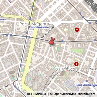 Mappa Via Matteo Bandello,  8, 20123 Milano, Milano (Lombardia)