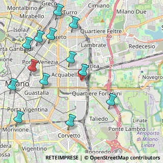 Mappa Via Negroli, 20133 Milano MI, Italia (2.59154)