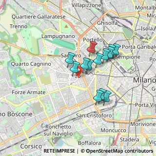 Mappa Gambara, 20146 Milano MI, Italia (1.35385)