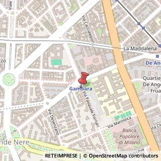 Mappa Via Pasquale Fornari, 4, 20146 Milano, Milano (Lombardia)