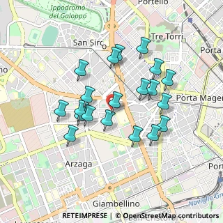 Mappa Piazzale Veronica Gambara, 20146 Milano MI, Italia (0.8025)