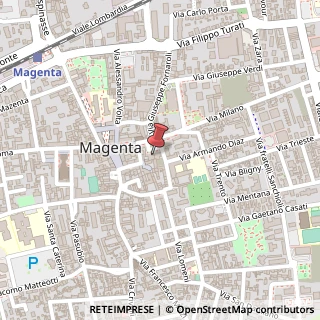 Mappa Piazza Vittorio Veneto, 11, 20013 Magenta, Milano (Lombardia)