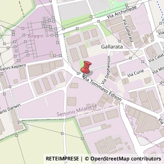 Mappa Via Thomas Edison, 80, 20019 Settimo Milanese, Milano (Lombardia)