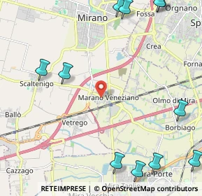 Mappa Via dello Scoiattolo, 30034 Mira VE, Italia (3.315)