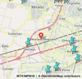 Mappa Via dello Scoiattolo, 30034 Mira VE, Italia (3.49)