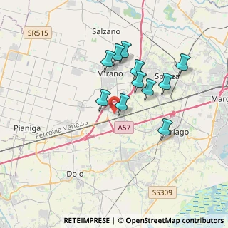 Mappa Via dello Scoiattolo, 30034 Mira VE, Italia (3.01182)
