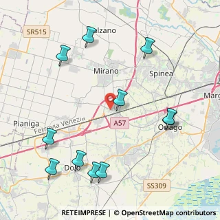 Mappa Via dello Scoiattolo, 30034 Mira VE, Italia (5.02909)