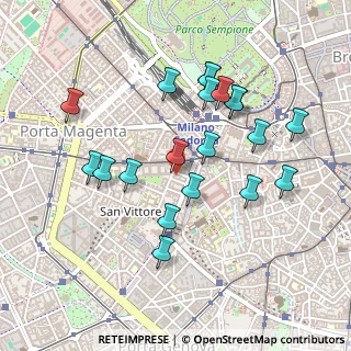 Mappa Via Enrico Panzacchi, 20123 Milano MI, Italia (0.456)