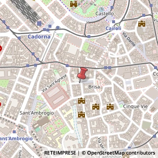 Mappa Via Ansperto, 7, 20123 Milano, Milano (Lombardia)