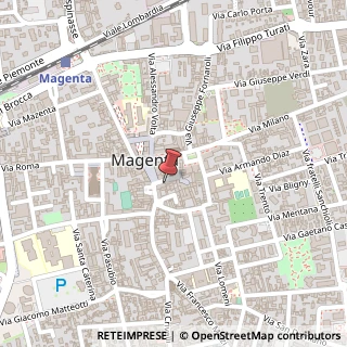Mappa Via Pretorio, 53, 20013 Magenta, Milano (Lombardia)