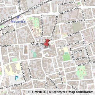 Mappa Via Pretorio, 28, 20013 Magenta, Milano (Lombardia)