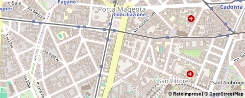 Mappa Milano