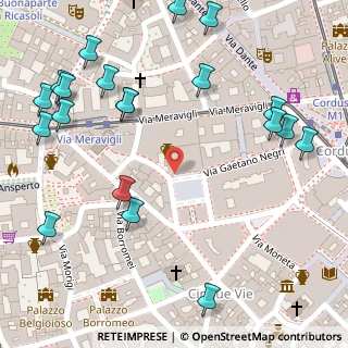 Mappa Piazza degli Affari, 20123 Milano MI, Italia (0.178)