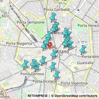 Mappa Piazza degli Affari, 20123 Milano MI, Italia (0.8385)