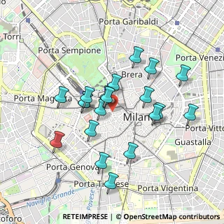 Mappa Piazza degli Affari, 20123 Milano MI, Italia (0.8325)