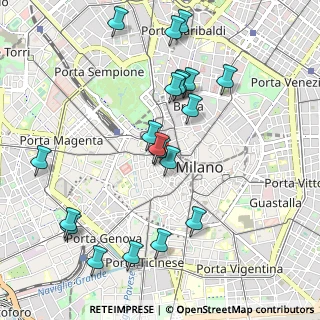 Mappa Piazza degli Affari, 20123 Milano MI, Italia (1.0695)