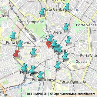 Mappa Piazza degli Affari, 20123 Milano MI, Italia (1.098)